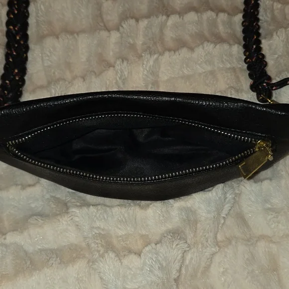 Anthropology Faux Leather Crossbody Convertible Bag - Picture 4 of 7